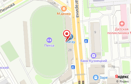 Банкомат АКБ Экспресс-Волга на улице Гагарина на карте