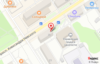 Спорт на проспекте Александра Невского на карте