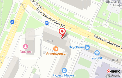 Катюшка на Белореченской улице на карте