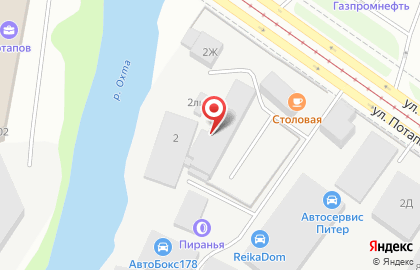 Автосервис Гидравлика на улице Потапова на карте