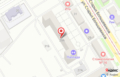 Теплоблок на улице Старых Большевиков на карте