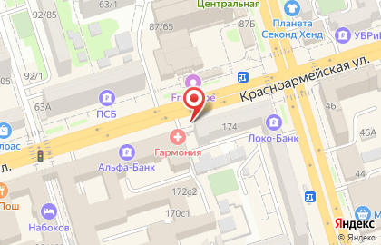 Ремонт стиральных машин в Ростове на Красноармейской улице на карте
