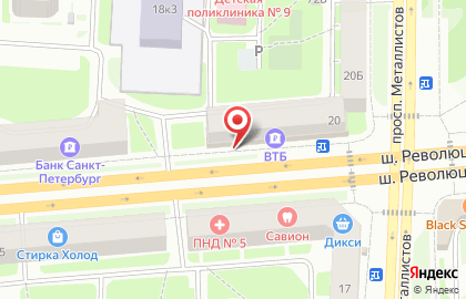 ОБЩЕСТВО С ОГРАНИЧЕННОЙ ОТВЕТСТВЕННОСТЬЮ "АВТОЛИГА СПБ" на карте