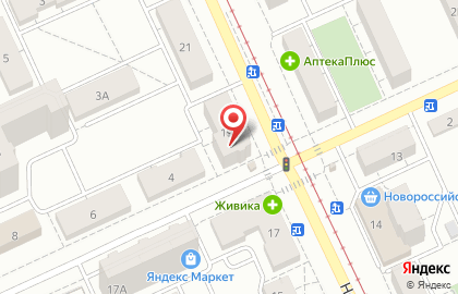 Магазин Красное & Белое на Новороссийской улице, 19 на карте