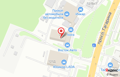Автосервис ВОСТОК-АВТО на проспекте Гагарина на карте
