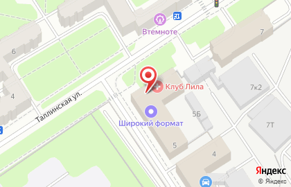 Компания Stage-rent на Таллинской улице на карте