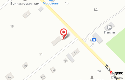 Продовольственный магазин в Новосибирске на карте