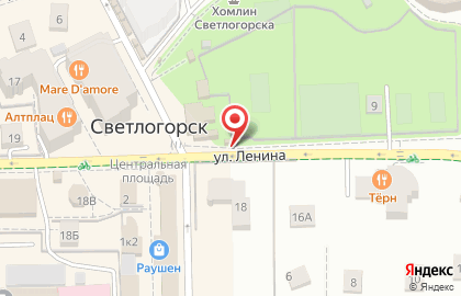 Страйкбольный тир Лимонтир на улице Ленина на карте