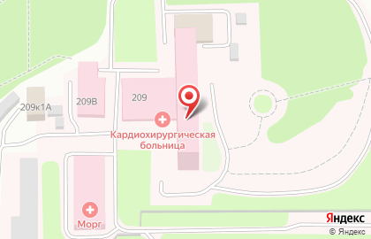 Поликлиника Специализированной кардиохирургической клинической больницы на улице Ванеева на карте