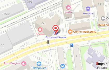Юридическая компания в Новосибирске на карте