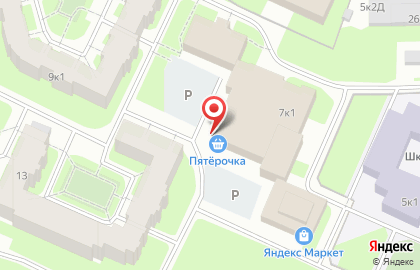 Сеть постаматов PickPoint на проспекте Ветеранов на карте