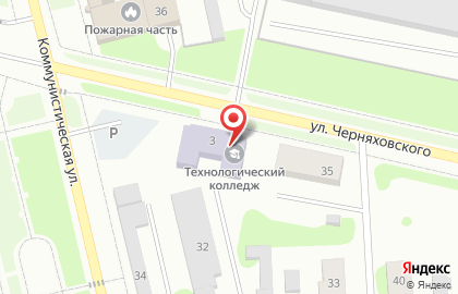 Соликамский технологический колледж на улице Черняховского на карте
