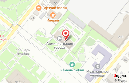 Проектно-планировочное бюро на улице Ленина на карте