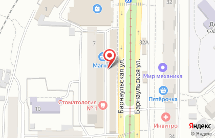 Салон штор и карнизов Домашний маг на Барнаульской улице на карте