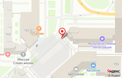 Автостоянка в Санкт-Петербурге на карте