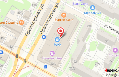 Артаис на Пролетарской улице на карте