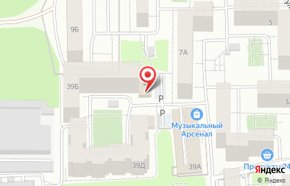 Магазин разливного пива Хмельник на улице Владимира Невского, 39б на карте