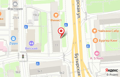Банкомат ВТБ на Бутырской улице, 11 на карте