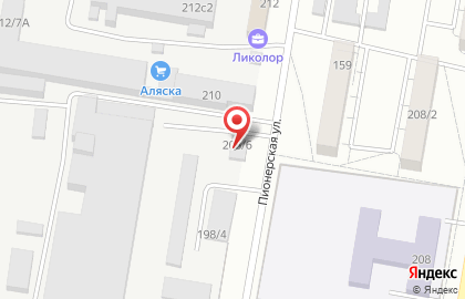 Автоцентр на Пионерской улице на карте