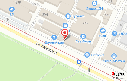 Мебельный магазин Фортуна Мебель на улице Пушкина на карте