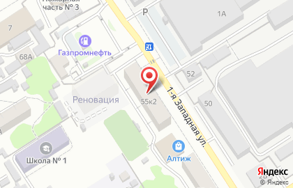 Фирменная сеть Заправка в Октябрьском районе на карте
