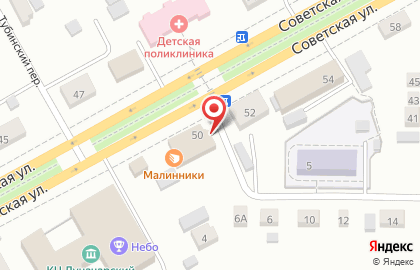 Аптека Лекарь на Советской улице на карте