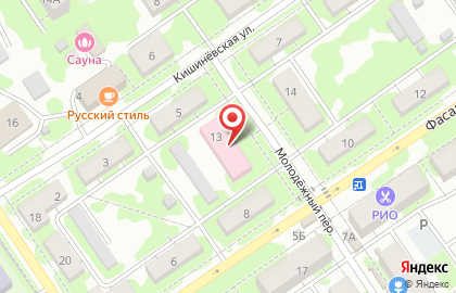 Страховая медицинская компания Аскомед в Молодёжном переулке на карте