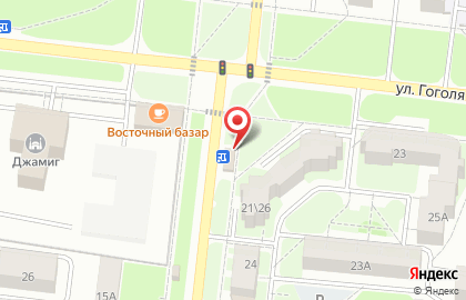 Марина на улице Гоголя на карте