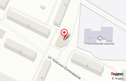 Аптечный пункт на улице Красных Командиров на карте