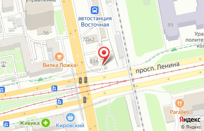 Киоск по продаже фруктов и овощей на улице Восточная 7Д на карте