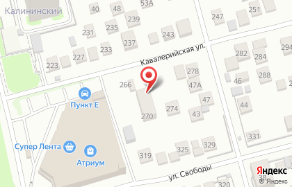 Производственно-монтажная компания Потолочный Дом на Кавалерийской улице на карте