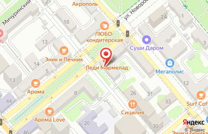 Компания по прокату автомобилей на улице Новороссийской Республики на карте