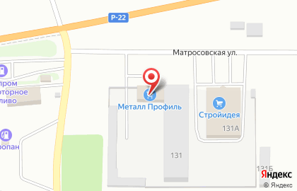 Мегастрой в Борисоглебске на карте