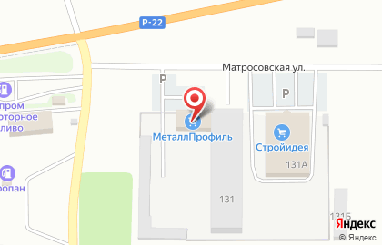 Мегастрой в Борисоглебске на карте