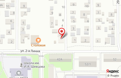 Продуктовый магазин в Оренбурге на карте