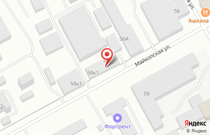 МастерБетон на Майкопской улице на карте