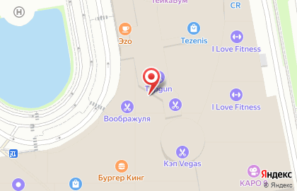 Развлекательный центр LaserLand в ТРК VEGAS Каширское на карте