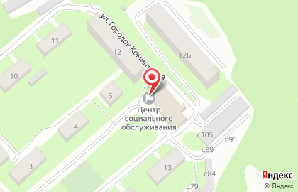 Смоленский комплексный центр социального обслуживания населения на карте