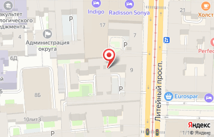 Секонд-хенд на Литейном проспекте, 9 на карте
