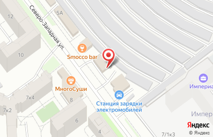 Сервисный центр Яблоко на улице Северо-Западная на карте