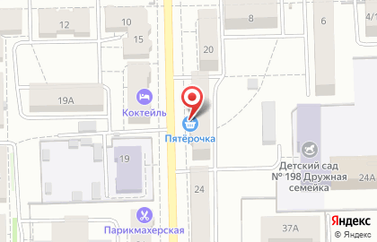 Универсам Пятёрочка на улице Пугачёва на карте