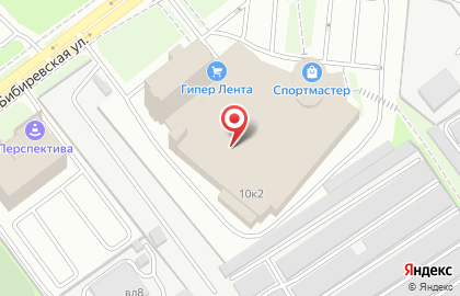 Гипермаркет Лента в Москве на карте