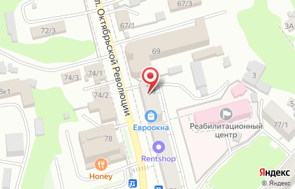 Туристическое агентство Эталон-тур на улице Октябрьской Революции на карте