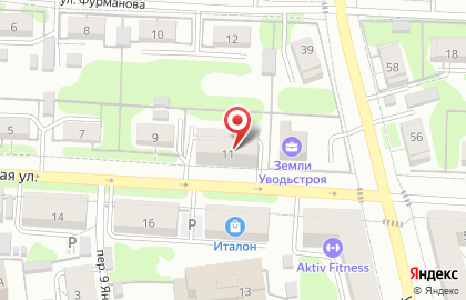 Магазин автотоваров на Октябрьской улице на карте