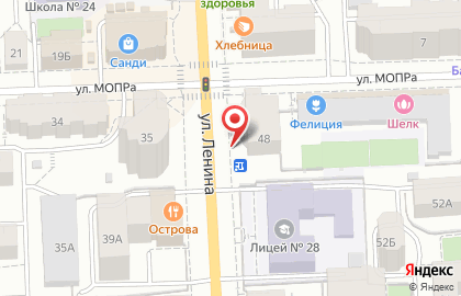 Киоск по продаже печатной продукции Роспечать на улице Ленина на карте