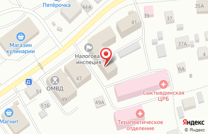 Малинка на карте