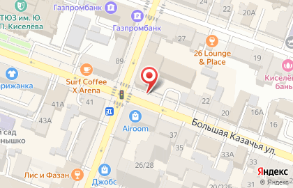 Школа танцев Yes! на Большой Казачьей улице на карте
