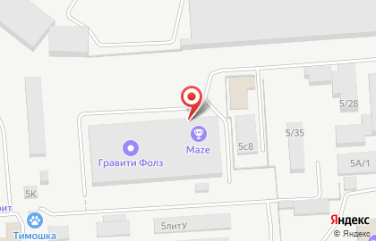 Пейнтбольный клуб Легион на Зиповской улице на карте