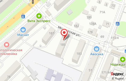 Компания Центр медицинских экспертиз на Московской улице на карте