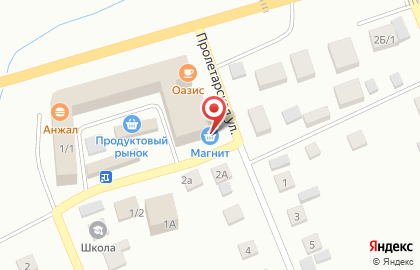 Фирменный магазин Чебаркульская птица на Пролетарской улице на карте